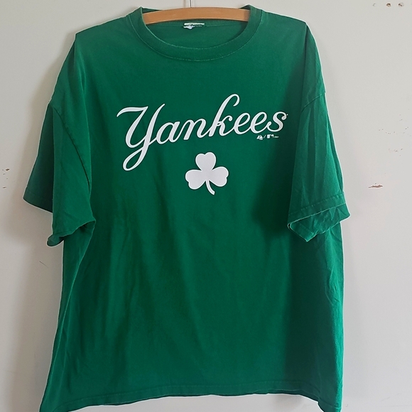 NY Yankees Emerald Green Shamrock JETER #2 T-Shirt 2007 - Picture 1 of 9